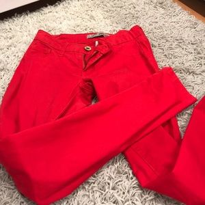 Red jeans